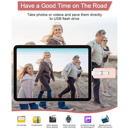 Xiaomi USB 3.0 Flash Drive 512G 256G 2TB 1TB With 4in1 For Iphone Interface Mirco Type Pendrive For Iphone7/8/11/12/13 Ipad