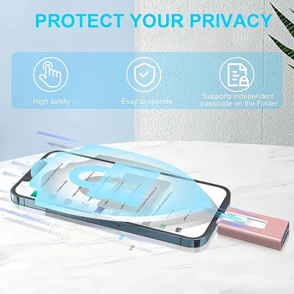 Xiaomi USB 3.0 Flash Drive 512G 256G 2TB 1TB With 4in1 For Iphone Interface Mirco Type Pendrive For Iphone7/8/11/12/13 Ipad